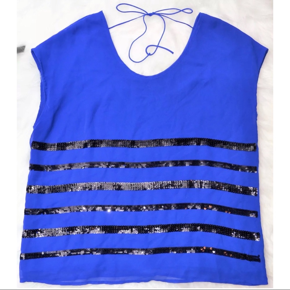 NWOT A.N.A. A New Approach Sequined Top